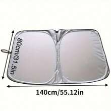 1pc Car Sunshade Umbrella - Protect Your Car Interior From Summer Sun - Windshield Protection And Shading Accessories