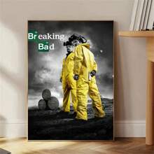 1pc Breaking Bad TV Series HD Poster And Print Character Canvas Painting Wall Art Vintage Living Room Home Decor Poster, Unframed