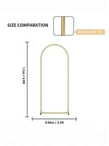 圣诞节 1/2/3 件套金属拱形背景架，派对拱形装饰套装，适用于婚礼/生日派对/迎婴派对/毕业典礼家居装饰新年礼物
