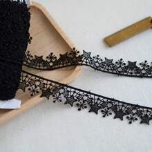 2 Yards Star Lace Trim - Polyester Floral Decorative Lace For DIY Clothing Accessories, Belts And Craft Projects - Multicolor - View 5