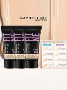Maybelline Fit Me Matte + Poreless Foundation Sample, Demi-Matte Finish, Oil Control, Concealing, Hydrating - Hydrating Version #110-3 Pieces - View 1