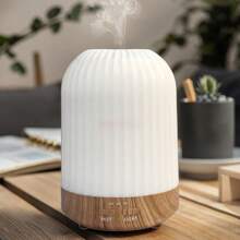 250ml Ultrasonic Essential Oil Diffuser - Quiet Home Humidifier With 7 LED Lights & Auto Shut Off Timer, Suitable For Large Nursery, Hotel, Plants