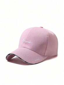 1 件男女通用棒球帽，休闲字母印花太阳帽，适合春秋季节，适合日常使用、户外旅行、徒步旅行、滑雪 - 款式A - 查看 13