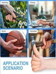 5 件/10 件/15 件可修剪凝胶手指保护套，硅胶指尖套，可重复使用柔软有弹性的手指套，适用于 DIY 工艺品、家庭清洁手指套