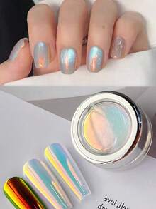 0.3克/片 橙色极光变色龙指甲粉，霓虹粉，适用于DIY美甲装饰，变色光学指甲粉 - 彩色 - 查看 6