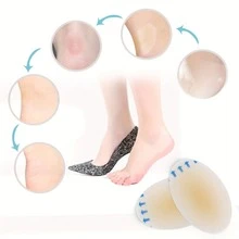 20 piezas/10 piezas Parches para ampollas, Almohadillas de gel para ampollas, Vendajes acolchados, Protector de gel invisible para ampollas, Parches protectores para ampollas en el talón, el pie y los dedos de los pies, Adhesivos hidrocolloides para el cuidado de ampollas en el talón - Pegatinas antidesgaste, Parches para pedicura, Herramientas para el cuidado de los pies