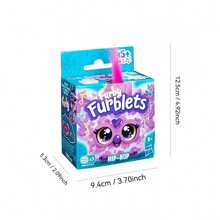 Hasbro Furby Furblets Hip- Mini Friend, 45+ Sounds, Hip Hop Music & Furbish Phrases, Electronic Plush Toys, Pink & Purple, Back To School Gifts, Ages 6+ - HIP- - View 8