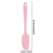 2 件长柄硅胶罐子刮刀不粘橡胶刮刀硅胶刮刀适用于罐子、冰沙、搅拌机烹饪烘焙搅拌混合工具 - 彩色 - 查看 15