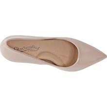 CITYCLASSIFIED Comfort Coen ~ Women's Medium Heel Extra Cushion Foam Sole Pumps ShoesChristmas - 米色漆皮 - 查看 6