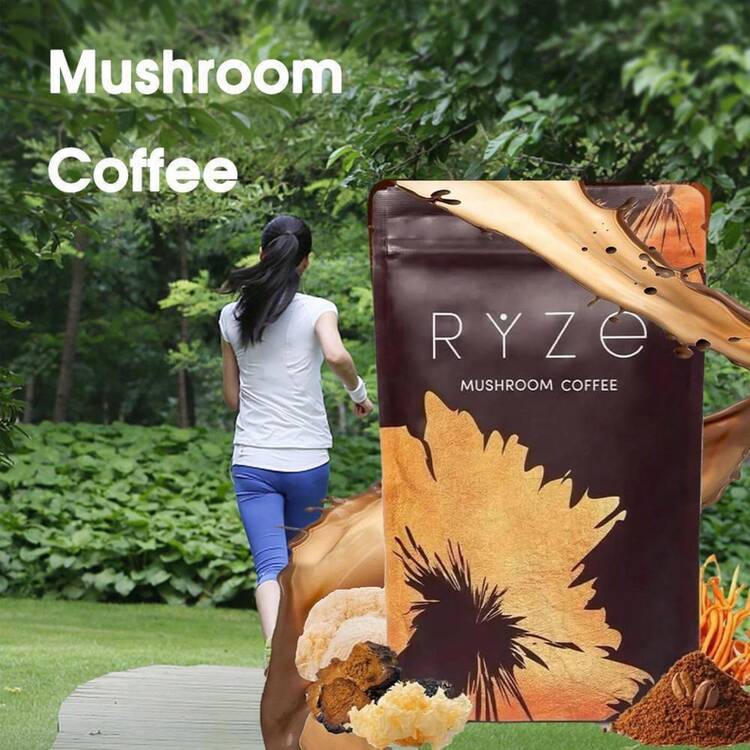 RYZE SUPERFOODS Pack Of 1/2/3 - New Organic RYZE Mushroom Coffee 30 Servings Per Pack -BIG - 2PC - 查看 8