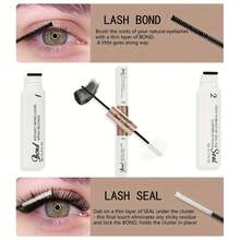 Sanishi Lashes DIY Eyelash Extensions Set, 144 Lash Clusters, Cluster Lash Applicator, Lash Cluster Adhesion & Sealing Super Fix, Easy To Use At Home. - Black - View 5