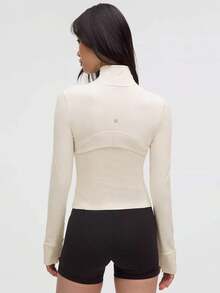 Chaqueta corta Nulu - Marfil claro/Oro/Oro - Ver 3