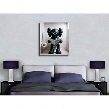 1PC  GiftFashion Kaw Poster S Doll Men's Fashion S Poster Kawaii Kaw Poster Canvas Art Print Wall Living Room Room Living Room Kitchen Decorations  - (Wrapped Canvas) - Nhiều màu - Xem 2