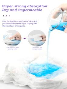 5/12/15/30 pezzi, Salvaslip, Mutande mestruali, Salvaslip tipo mutanda per la notte, Anti-perdite laterali, Alta assorbenza, Morbido e traspirante, Mutande mestruali, Buon sonno notturno, Biancheria intima mestruale impermeabile, Biancheria intima assorbente