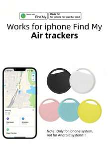 4个装&1个装 Apple Air Tag 智能标签，全球精准定位GPS追踪器，适用于查找我的应用（安卓系统不支持！），防丢失设备，可更换电池和隐私保护，适用于房间、行李箱、背包、钱包等，节日礼物