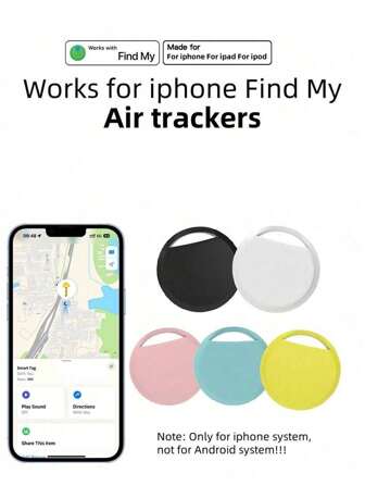 4-pack och 1-pack Apple Air Tag smarta taggar, global noggrann positionering GPS-tracker, lämplig för iPhone Find My-appen (stöds inte av Android-system!), anti-borttappad utrustning, utbytbart batteri och integritetsskydd, lämplig för rum, resväskor, ryggsäckar, plånböcker etc., julklappar