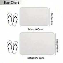 Black And White Striped Floor Mat, Farmhouse Geometric Indoor Outdoor Carpet, Washable Foldable Entry Mat, Suitable For Front Door/Living - đầy màu sắc - Xem 2