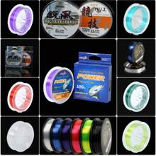 Fir de pescuit original super puternic din nailon, 100 m, fir principal, sub-fir, pentru undițe de mare - super neted, rezistență ridicată, nu se rupe ușor (marca comercială, culoarea și ambalajul Thread Group sunt expediate aleatoriu) - Multicolor - Vizualizare 4