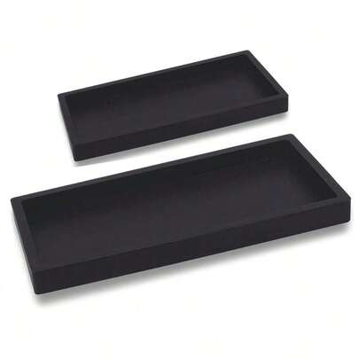 1pc Bathroom Vanity Silicone Tray, Multi-Functional Elegant Silicone Vanity Tray: Bathroom Countertop Storage Rack, Can Be Used To Display Toiletries, Perfumes And Jewelry