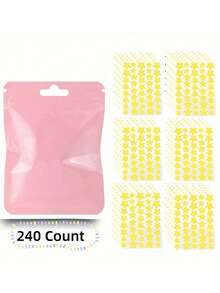 1200pcs Star-Shaped Face Stickers, Cute Pastel Color, Heart Stickers, Protect And Repair Skin, Popular Patterns, Perfectly Cover Spots, Almost Invisible, Suitable For All Skin Types, Party & Bar Girls, Compatible With All Skin Types, Fragrance-Free, No Components