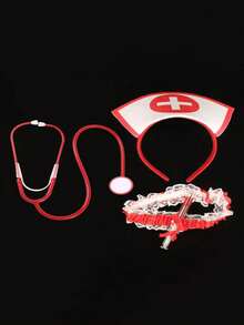 1PC Cute Sexy Nurse Headband Costume Props For Bar Party Cosplay, Dance Show Performance Halloween - Multicolor - View 20