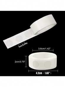 1/2/5/10pcs/Roll Clear Adhesive Dots For Balloons, Removable Double-Sided Ultra-Thin Glue Dots Stickers, Suitable For Wedding Birthday Decoration, Arts And Crafts, Party Supplies, Back To School Valentine Day