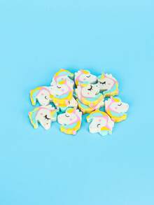 6/12sets Cute Unicorn Fun Pencils And Erasers, Unicorn Style Party Pencils And Erasers Set For Unicorn Theme Party, Birthday Gifts, Christmas Gift Fillings