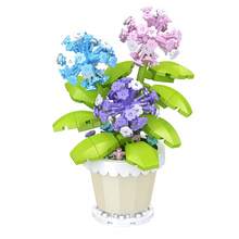 1 Micro Particle Potted Flower Building Blocks, DIY Colorful Flower Series Building Blocks, Decoration Bouquet, Suitable For Birthday, Father's Day, Mother's Day, Teacher's Day, Holidays, Weddings, Graduations, New Year, Christmas Gifts - Multicolor - View 18