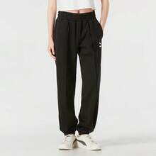 Puma Women's Casual Basic Sweatpants, Comfortable Breathable Drawstring Joggers 673628-01 - Black - View 2