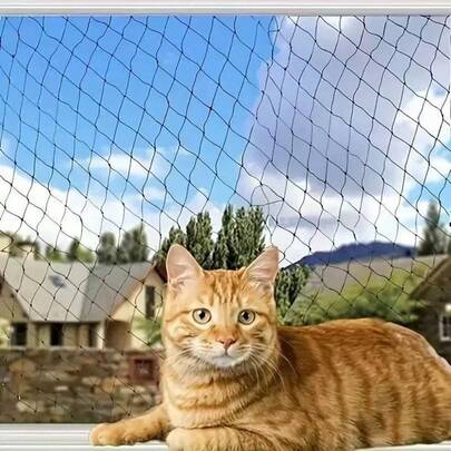 Pet Protective Cover, Cat Net, Balcony Net, Pet Protective Net, Anti-Fall, Dog Fence Net, Cat Balcony Net, Anti-Escape Net, Transparent Anti-Jump Window Fence Net