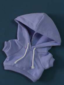 17厘米拉布布怪兽娃娃衣服配饰服装DIY儿童礼物彩色连帽卫衣娃娃配件 - 彩色 - 查看 9