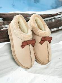 Botas de nieve 2025 para adolescentes, botas de nieve de moda casuales para exteriores