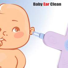 4合1婴儿鼻子、指甲、耳朵和肚脐清洁器，耳垢清除工具和婴儿鼻子清洁器指甲清洁器，多功能4合1婴儿护理工具套装 - 彩色 - 查看 4