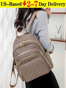 Malist Flower Embroidery Functional Backpack For Women, Business Casual Commuting Travel Backpacks, Cute Multi-Compartment Versatile Computer Daypack, Portable Campus School Bag For Junior High School And College Students, School Backpack, Elementary School, Middle School, High School, Back To School Bags, Waterproof, Lightweight, Classic Casual, Suitable For Teen Girls Women College Students, Teacher, Perfect For Back To School, First Day Of School, Middle School, High School,Backpacks For Women,Mochilas Para Mujer,Purses And Bags Women,Crossbody Bags For Women,Bolsos Para Mujer,School Bag,Mini Backpack,Laptop Bag,Mochilas Para Niña,Fanny Pack Women,Pumpkin,Autumn,Halloween,Fall,Christmas,Thanksgiving,Festival,Cyber Monday,Holiday,Gift,New Year,Snow,Winter,Warm,End-Of-Year,Party - Nhiều màu - Xem 4