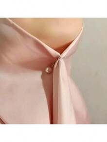 12个装女士白色U型珍珠发夹围巾固定器配饰，头巾夹（不含卡片），适用于连衣裙、沙滩、度假等场合。 - 白色 - 查看 6