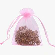100pcs Organza Gift Bags, 7*9cm Size, Suitable For Weddings, Candy Favors, Gifts, Parties, Home Decor, Baking, Jewelry, All Seasons And Celebrations - Multicolor - View 4
