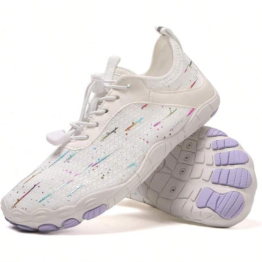 Waterproof Barefoot Trail Running Shoes For Outdoor Activities - Meteor-white - View 1