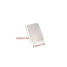 1/2pcs Stainless Steel Makeup Palette & Spatula Set, Liquid Foundation Concealer Mixing Palette, Easy To Clean Makeup Tools, Cosmetic Accessories, Travel, Girl Gift, Makeup, Travel Essentials, Affordable, Bedroom, Foundation Mixing Palette, Mixing Spatula - Multicolor - View 13