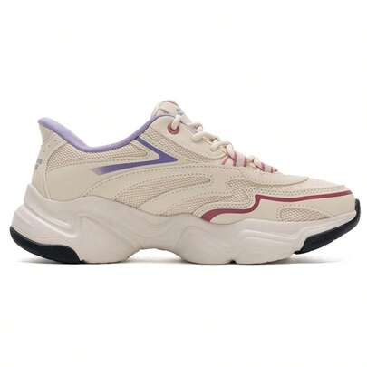 Skechers D'LITES系列系带休闲运动鞋，轻便舒适，适合户外旅行，117687-NAT