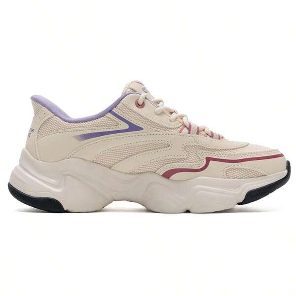 Skechers D'LITES系列系带休闲运动鞋，轻便舒适，适合户外旅行，117687-NAT