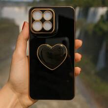 City Capas Luxury Case With Heart Holder For Motorcycle - Black - View 1