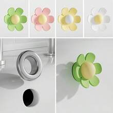 4pcs Flower Shaped Silicone Overflow Stopper - Durable Overflow Drain Plug, Easy To Install, Suitable For Kitchen And Bathroom Sinks, Prevent Overflow And Clogging (Recommend Thicker Version, Fit All Sinks) - Multicolor - View 2
