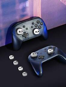 2pcs Spider Web Pattern Joystick Caps, Compatible With Switch Pro/PlayStation5/4 Game Controller Silicone Caps, Button Covers, Gaming Console Controller, Gaming Accessories, P4/P5 Controller High-Performance Thumb Grip Caps, Best Gift For Gamers, New Year's Christmas Gift For 2026 - Multicolor - View 5