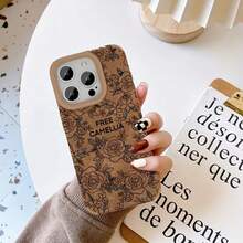 Funda compatible con phone 16 Pro, 15/14 Plus, 13/12/11. Esta funda retro de piel sintética presenta un diseño pintado a mano en color marrón. Ofrece un estilo moderno y una amortiguación de alta calidad. Ideal tanto para hombres como para mujeres. - Colores mixtos 2 - Ver 3