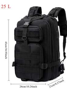 50L/25L Elite Tactical Backpack | 3X Stronger Work & Military Backpack | Resistant And Heavy Duty | 3 Day MOLLE Bug Out Bag