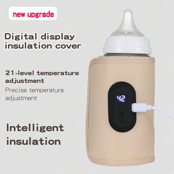 Baby Milk Warmer Baby Nursing Bottle Heater, Portable USB Bottle Warmer For Car, Outdoor Travel Accessories Outdoor Portable