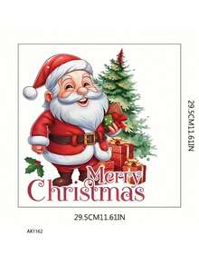 1 قطعة ملصق ديكوري لخزان المرحاض بشكل سانتا كلوز - ملصق حمام لاصق ذاتيًا - ديكور عيد الميلاد، مناسب لخزانات المراحيض والأبواب والنوافذ - سهل التطبيق والإزالة دون بقايا - ضروري للمنزل والمكتب والحفلات - لوازم ديكور عيد الميلاد، ديكورات حمام عيد الميلاد، مواضيع فرحة، ملصق قابل للإزالة، ديكور المنزل - مصنوع من البولي فينيل كلوريد ديكور عيد الميلاد ملصقات ديكور عيد الميلاد ملصقات الحائط ديكور الحائط - متعدد الألوان - مشاهدة 3