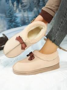 Botas de nieve 2025 para adolescentes, botas de nieve de moda casuales para exteriores