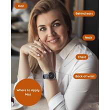 Unisex White Peach Perfume - Suitable For Every Occasion, Fresh And Long-Lasting, Free Of Alcohol And Mineral Oils, Infused With Jojoba, Argan And Coconut Oils - 粉色 - 查看 7