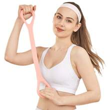 1 stuk 8-armige weerstandsband, weerstandsband voor dames, fitnessapparaat, latex schouder- en nekrekband, elastisch touw, rug, meerdere kleuren, sportschool